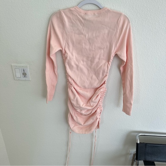 NWT LIONESS | MILITARY MINDS LONG SLEEVE BABY PINK DRESS - Picture 5 of 8